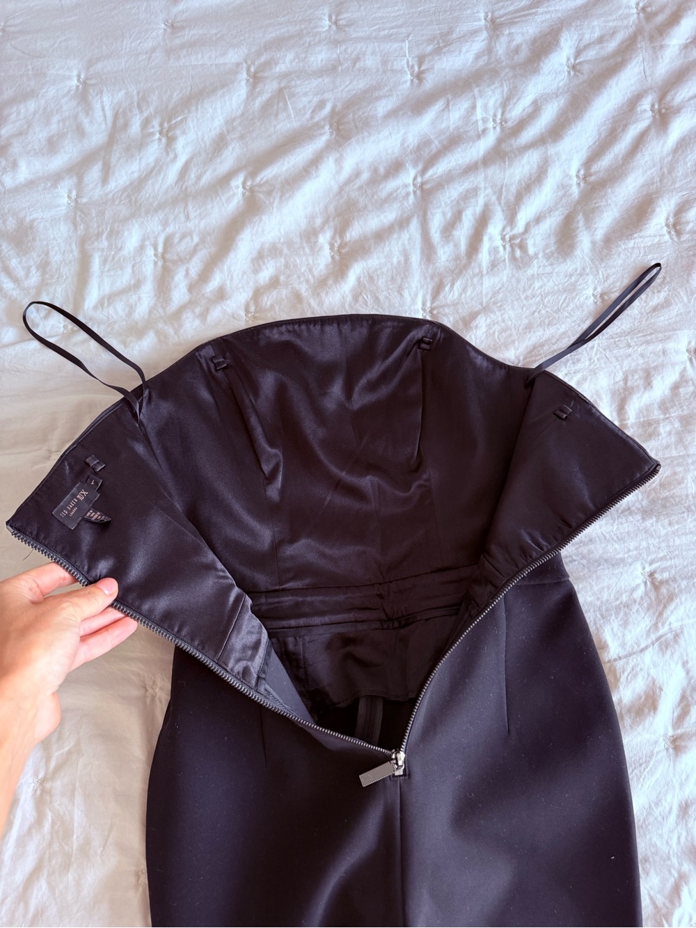 Ted Baker Black Strapless Embellished Jumpsuit - Picture 8 of 14
